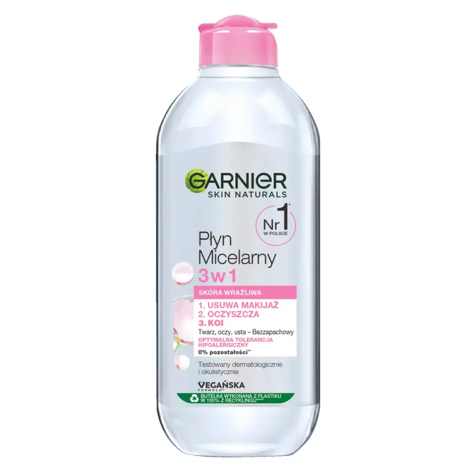 Skin Naturals Płyn micelarny 3w1 dla skóry wrażliwej 400 ml