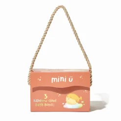 Tęczowe chmurki do kąpieli dla dzieci 3 sztuki