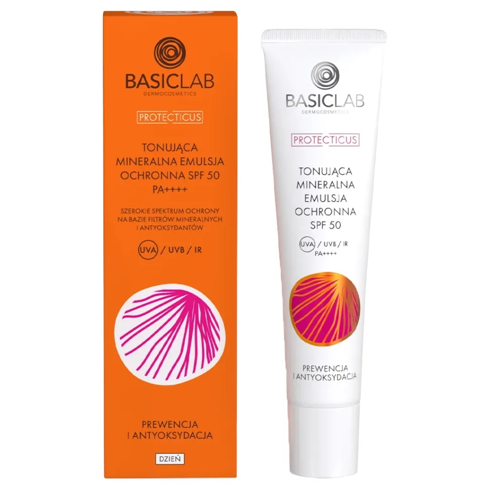 Tonująca mineralna emulsja ochronna SPF 50 40ml