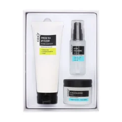 ULTRA HYALURONIC LINE Zestaw intensywnie nawilżający z kwasem hialuronowym 120ml + 50ml + 50g