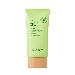Ultralekki krem na dzień z filtrem SPF Jeju Fresh Aloe Sun Gel SPF50+ PA++++ 50ml