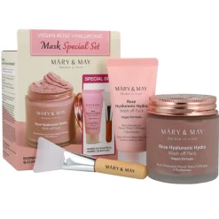 Vegan Hyaluronic Hydra wash off Mask Special Gift Set Zestaw Oczyszczający