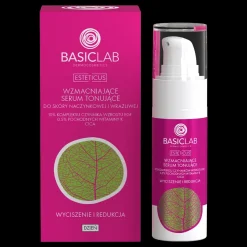Wzmacniające serum tonujące do skóry naczynkowej i wrażliwej, 10% kompleksu czynnika wzrostu EGF, 0,5% pochodnych witaminy K, CICA, Wyciszenie i Redukcja 30ML